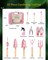12-Piece Womens Gardening Tools Gift Set, Rust-Proof & Heavy-Duty Garden Tools with Durable Carrying Case, Fashionable & Thoughtful Gardening Gifts for Women&Men (Pink)